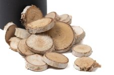Kleine Holzscheiben