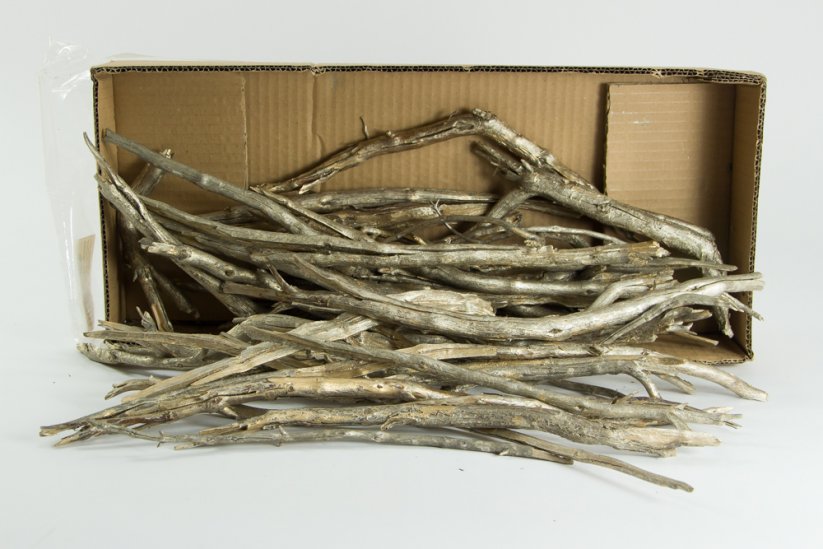 Dřevěné větve - Zlatohnědé - Hmotnost: 1kg