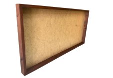 Bilderrahmen aus Moos - 80x40cm - Palisanderholz - Höhe 4 cm