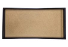 Ramă pentru tablou cu mușchi - 80x40cm - Abanos (Negru) - Înălțime: 4 cm