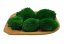 Kopečkový mech Mini - Lesní zelená- Balení 0,15m2