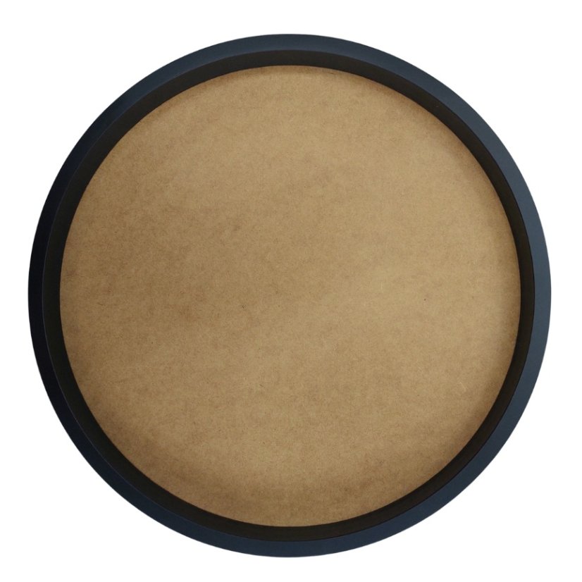Ramă rotundă pentru tablou cu mușchi - Diverse dimensiuni - Negru - Diametru: 45cm