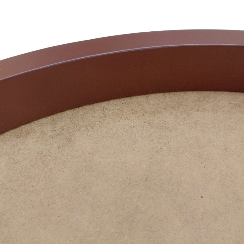 Cornice circolare per quadro di muschio - Varie misure - Castagno - Diametro: 45cm