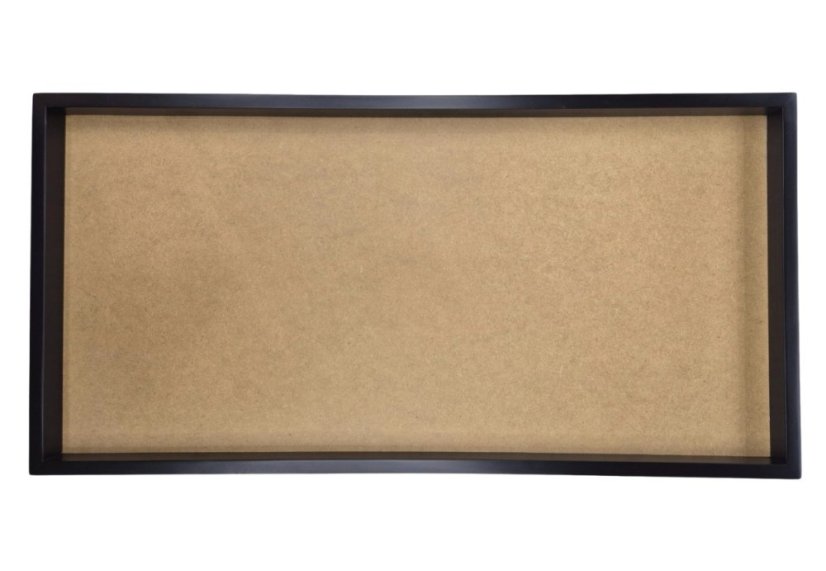 Rám na machový obraz - 80x40cm - Eben (Čierna) - Výška 4cm