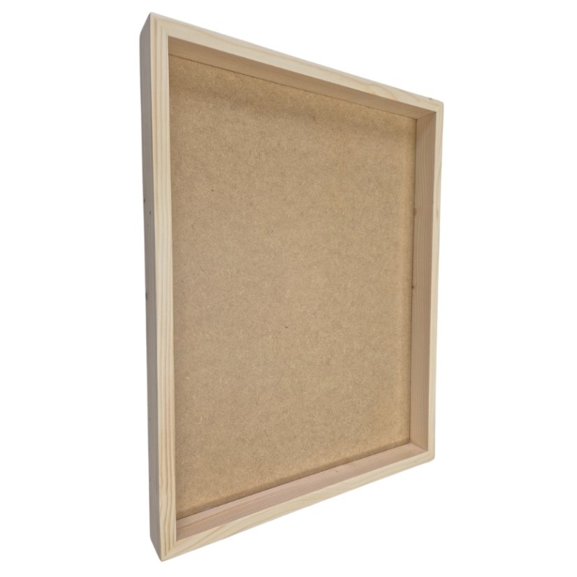 Bilderrahmen aus Moos - 40x50cm - Fichtenfarbton - Höhe 4 cm