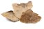 Fungo essiccato - Marrone - Tipo di fungo: Pezzo grande (10-15 cm)