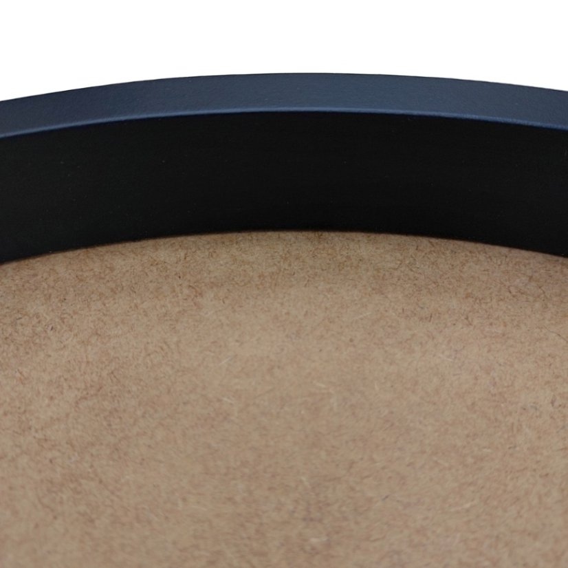 Ramă rotundă pentru tablou cu mușchi - Diverse dimensiuni - Negru - Diametru: 45cm