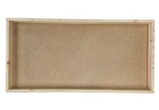 Ramă pentru tablou cu mușchi - 80x40cm - nuanță Molid - Înălțime: 4 cm