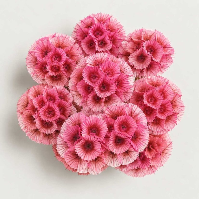Scabiosa stellata stabilizzata - Rosa pallido