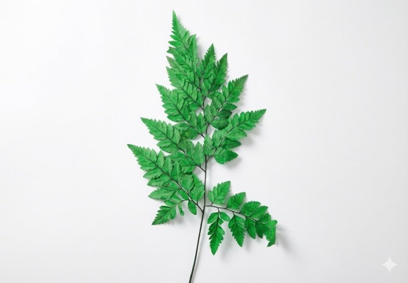 Stabilizovaná kapradina Leather - Jablkovozelená - Počet kusů: Svazek  - 10ks