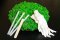DIY sada mechový kruh 30cm - lišejník - Barva lišejníku: Lesní zelená