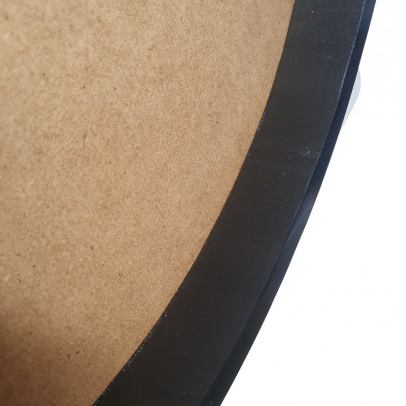 Okrogel okvir za sliko iz mahu - različne velikosti - Ebony (črna) - Premer: 55cm