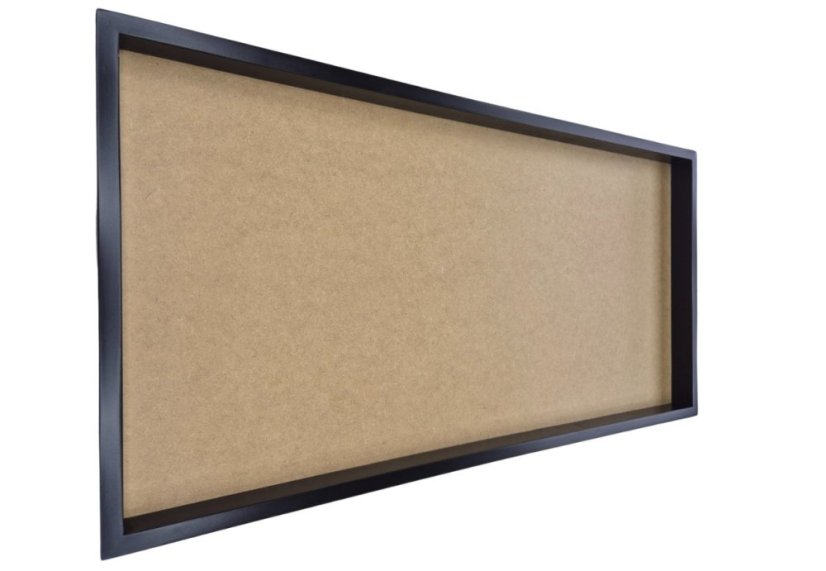 Rám na machový obraz - 80x40cm - Eben (Čierna) - Výška 4cm