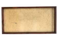 Bilderrahmen aus Moos - 80x40cm - Palisanderholz - Höhe 4 cm