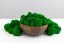 Tisztított stabilizált moha - zuzmó - Smaragdzöld - Finn - Súly: 5kg