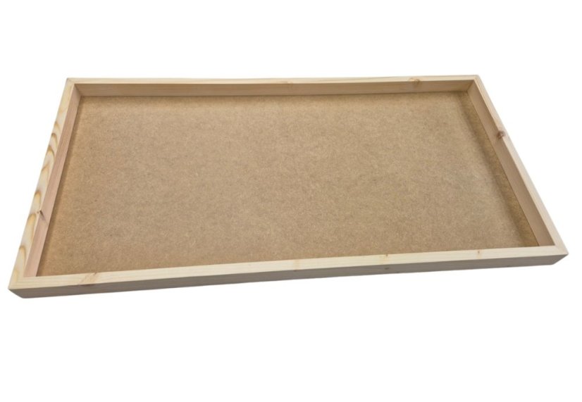 Bilderrahmen aus Moos - 80x40cm - Fichtenfarbton - Höhe 4 cm