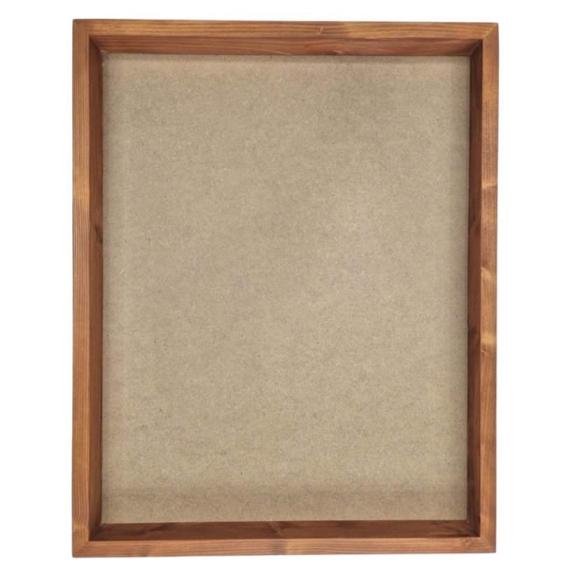 Keret moha képhez - 40x50cm - Tölgyfa - Magasság: 4 cm