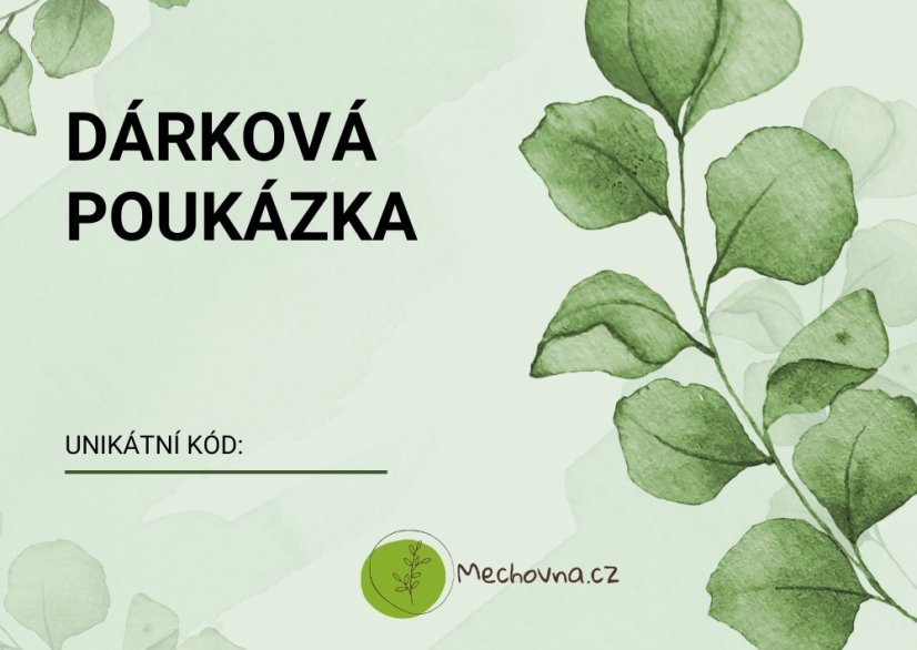 Dárková poukázka - Hodnota: 1000 Kč