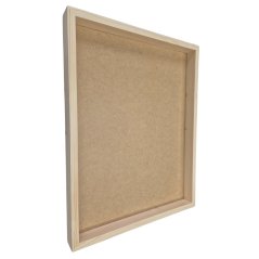 Bilderrahmen aus Moos - 40x50cm - Fichtenfarbton - Höhe 4 cm