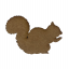 Animaletto in legno per quadri di muschio - Variante animaletto: Uccellino