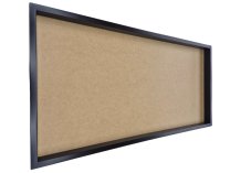 Ramă pentru tablou cu mușchi - 80x40cm - Abanos (Negru) - Înălțime: 4 cm