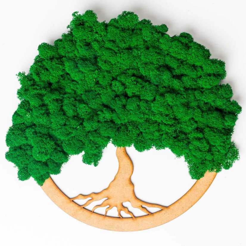 Rundbaum mit Moos - Smaragdgrün - Durchmesser: 40cm