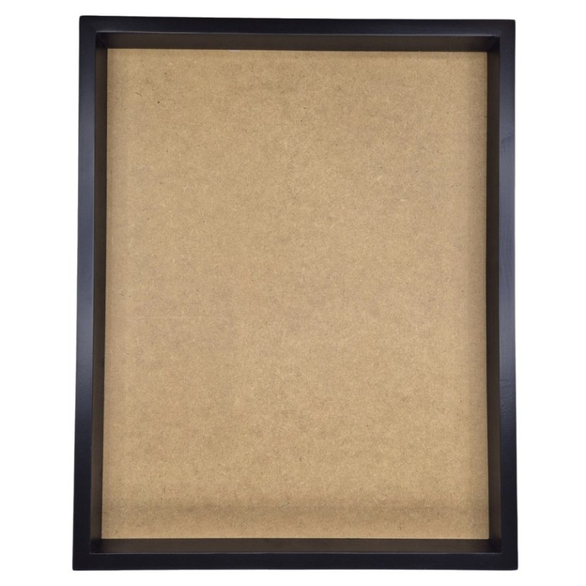 Rám na machový obraz - 40x50cm - Eben (Čierna) - Výška 4cm
