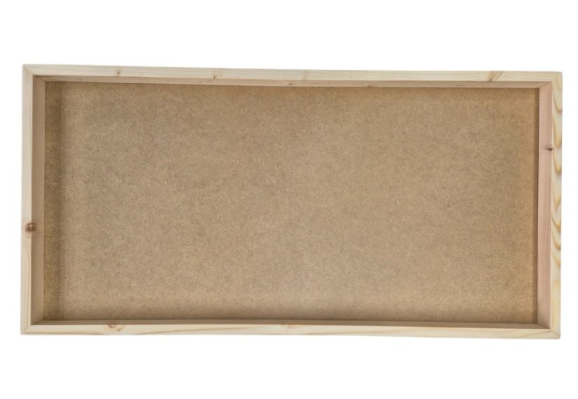 Bilderrahmen aus Moos - 80x40cm - Fichtenfarbton - Höhe 4 cm