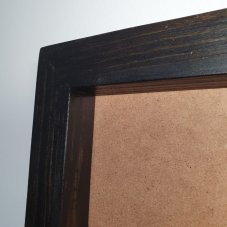 Rám na mechový obraz - 80x40cm - Eben (Černá)