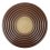 Okrogel okvir za sliko iz mahu - različne velikosti - Rjave - Premer: 25cm