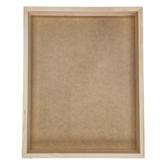 Bilderrahmen aus Moos - 40x50cm - Fichtenfarbton - Höhe 4 cm