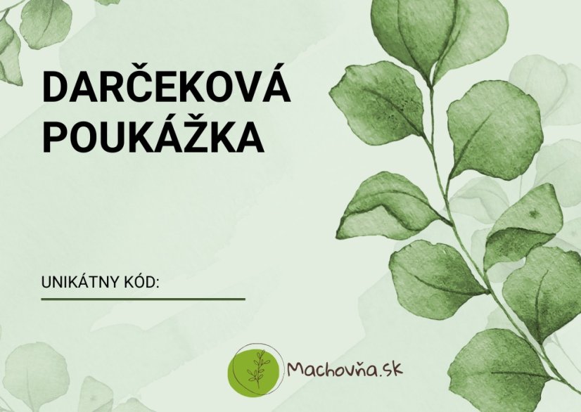 Darčeková poukážka - Hodnota: 50€