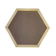 Okvir za slike iz mahu - šestkotnik - Smreka