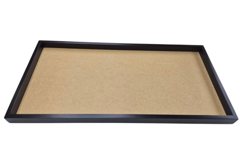 Rám na machový obraz - 80x40cm - Eben (Čierna) - Výška 4cm