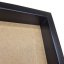 Rám na machový obraz - 80x40cm - Eben (Čierna) - Výška 4cm
