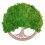 Mechový strom - Světle zelený - Průměr: 30cm