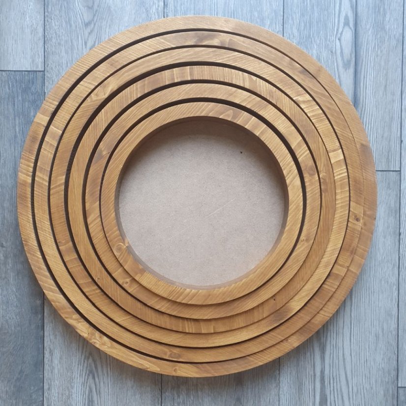 Kerek moha képkeret - Többféle méretben - Tölgy - Átmérő: 30cm